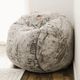 CordaRoy's® Original Chinchilla Faux Fur King Bean Bag Chair-3