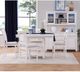American Woodcrafters 6510 Cottage Traditions 5-Piece Clean White Dining Set-1