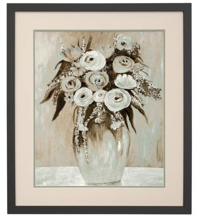 Stylecraft Muted Beauty Beige/Taupe/White Wall Art-0