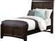 Vaughan-Bassett Bonanza Merlot Full Sleigh Bed-0