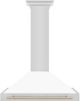 ZLINE Autograph Edition 36" White Matte Wall Mounted Range Hood -0