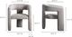 Moe's Home Collection Elo Light Grey Chair-2