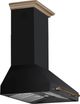 FORNO® Aria Series Alta Qualita 30" Black Wall Mounted Range Hood-2