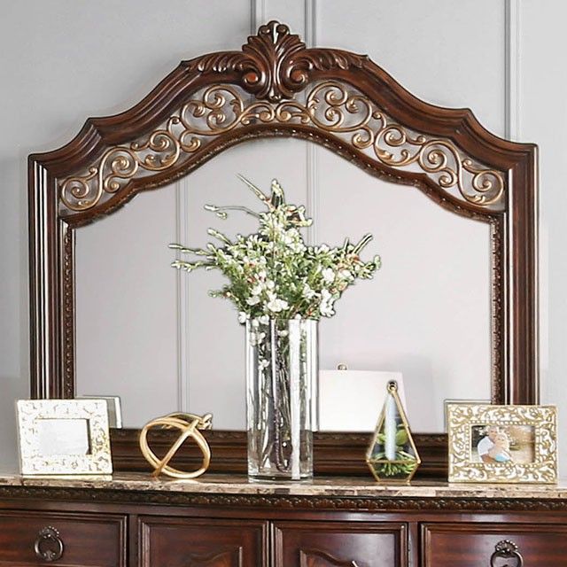 Furniture of America® Menodora 5-Piece Espresso Queen Bedroom Set-3