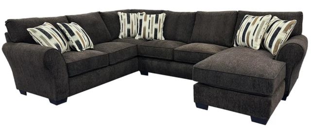 Porter International Designs Savannah 2-Piece Chocolate Sectional-0