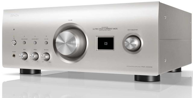 Denon® HiFi 3000 Series 2.0 Channel Silver Integrated Amplifier-2