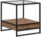 Liberty Furniture Bedford 3-Piece Black/Clear/Weathered Oak Occasional Table Set-3