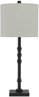 Currey & Company Lohn Beige/Molé Black Table Lamp-1