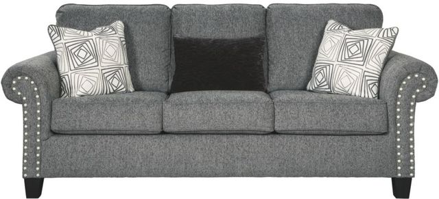 Benchcraft® Agleno 4-Piece Charcoal Living Room Seating Set-1