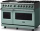 Viking® 5 Series 48" Splash Pro Style Dual Fuel (NG) Range with Polished Chrome Trim-3