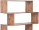 A & B Home Armond Zigzag Brown Bookshelf-2