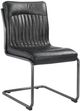 Moe's Home Collection Ansel 2-Piece Black Leather Dining Chair Set-0