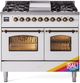 Ilve® Nostalgie II Series 40" Custom RAL Color Pro Style Dual Fuel Range-0