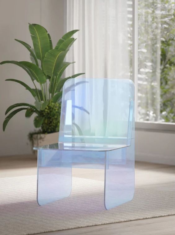 Modus Furniture Fomo Iridescent Acrylic Accent Chair-1