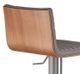 Armen Living Cafe Gray Adjustable Swivel Bar Stool-4