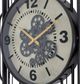 YHD Dark Metal Modal Modern Gear Clock-5
