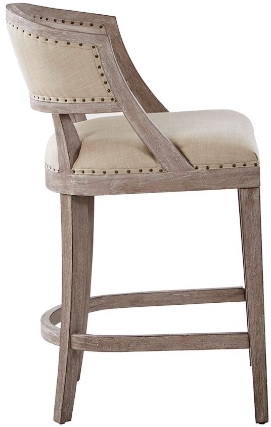 Olliix by Madison Park Natural Tuscan Counter Stool-3