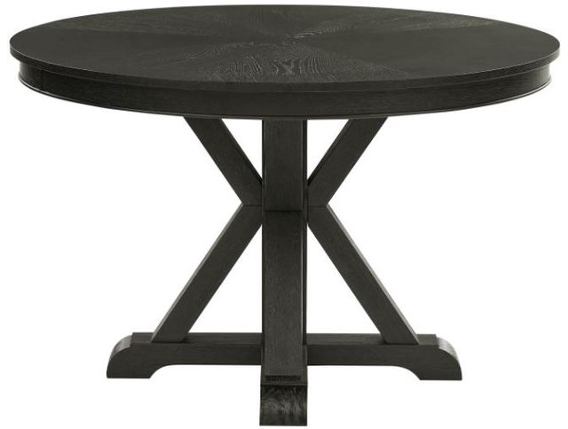 Steve Silver Co. Rylie Black Round 48" Dining Table-1