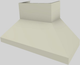 Vent-A-Hood® 54" Biscuit Euro-Style Wall Mounted Range Hood-5