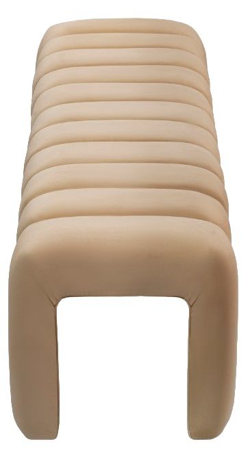 Meridian Furniture Andaz Camel Accent Bench-2