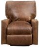 USA Premium Leather Furniture 9397 Ancient Brown Power Recliner-0