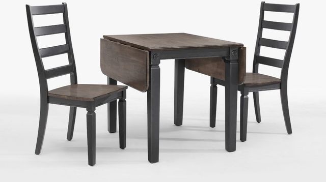 Intercon Glennwood Rubbed Black/Charcoal Counter Height Stool-2