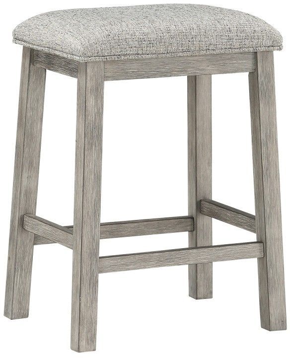 Homelegance® Palmer 3-Piece Wire Brush Gray Counter Height Dining Set-2