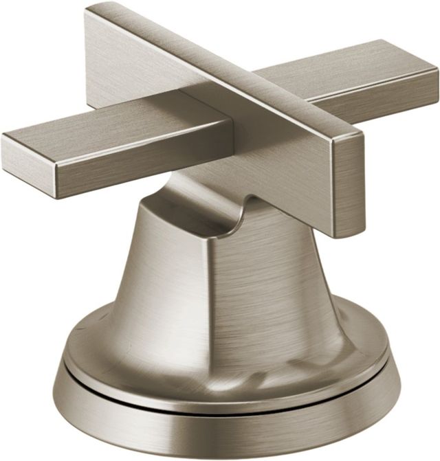 Brizo Levoir™ Brilliance® Luxe Nickel® Widespread Lavatory Low Cross Handle Kit-0