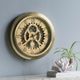 A & B Home Gold Wall Clock-2