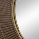 A & B Home Brown/Gold Carved Mirror-4