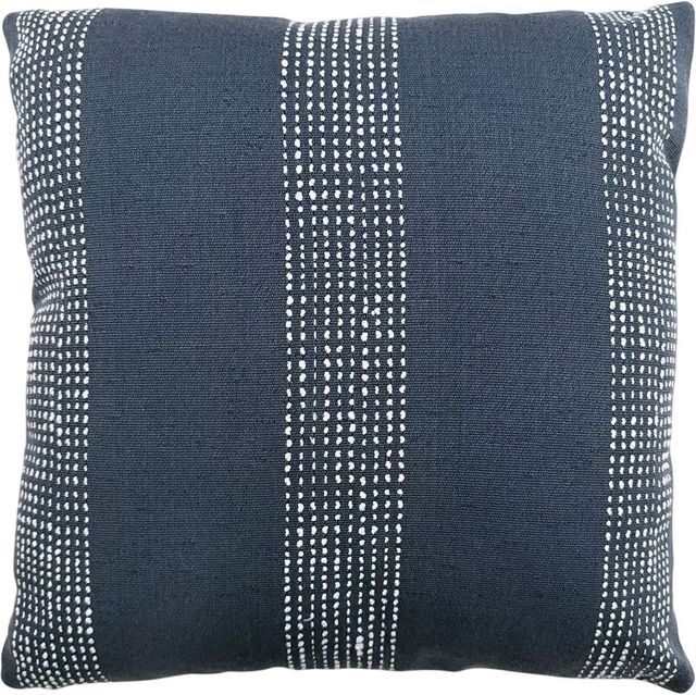 Uttermost® Caper Slate Blue Polyester Indoor-Outdoor Pillow-0