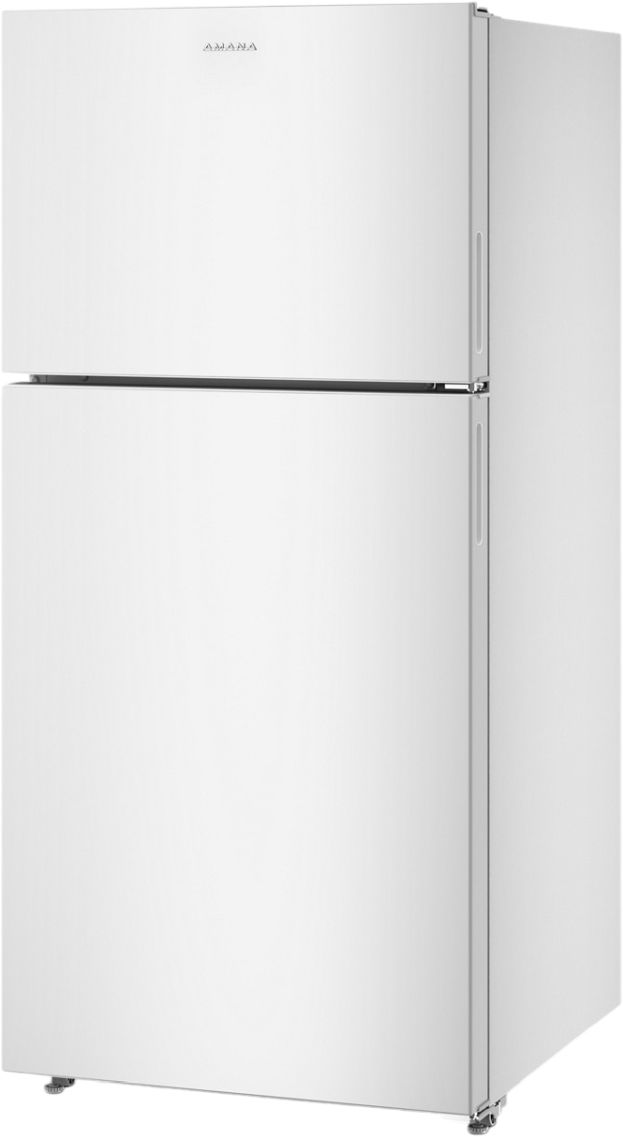 Amana® 30" 19.3 Cu. Ft. White Garage Ready Top Freezer Refrigerator with Dual Crisper Drawers-3