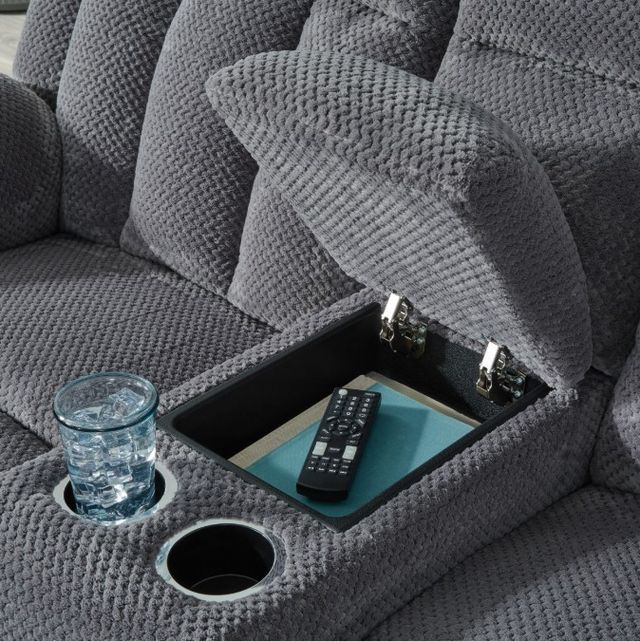 Signature Design by Ashley® Greely Bend Steel Power Reclining Loveseat-3