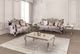 Furniture of America® Albacete Champagne/Purple Sofa-1