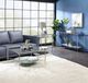 ACME Furniture Adelrik Glass Top Sofa Table with Chrome Frame-2