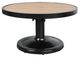 CabanaCoast® Customizable Kensington Wooden 32" Outdoor Round Pedestal Coffee Table-0