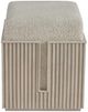 Universal Explore Home™ Avaline Carmen Sheldon Ivory/White Oak Bunching Stool-1