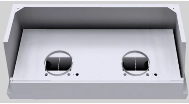Vent-A-Hood® Designer Series 54" White Wall Mounted Range Hood-2