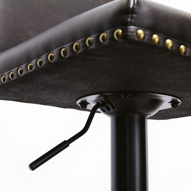 Signature Design by Ashley® Gaddison Black/Brown Swivel Bar Stool-1
