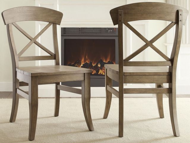 Riverside Furniture Regan X-Back Side Chair-1