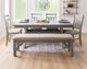 Powell® Turino 6-Piece Tan/Weathered Gray Dining Table Set-1