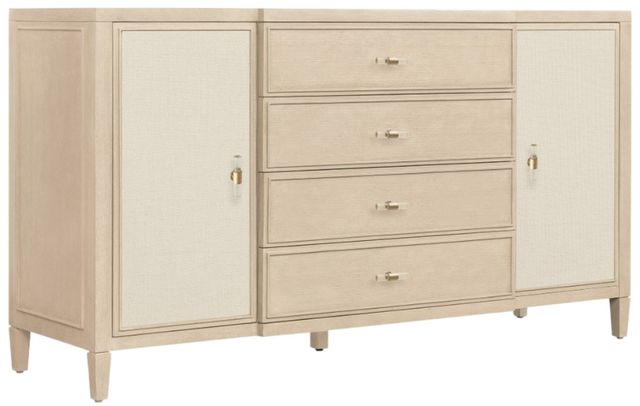 Hooker® Furniture Melange Be My Guest Polished Limestone Dresser-0