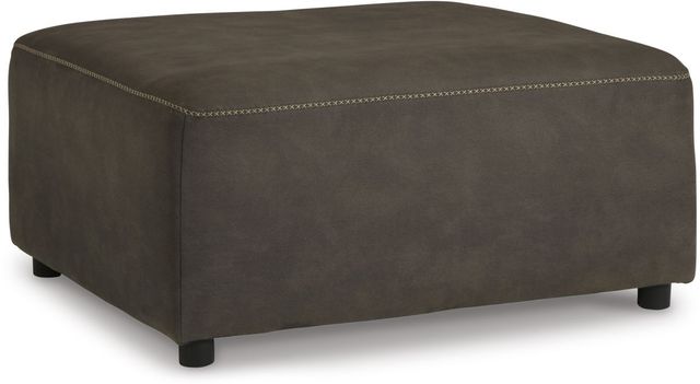 Signature Design by Ashley® Allena Gunmetal Oversized Accent Ottoman-0