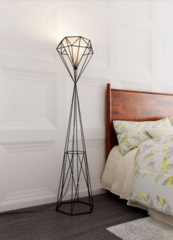 Zuo® Modern Delancey Black Floor Lamp-1