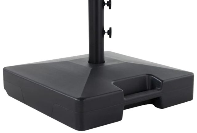 Transformer Table Transformer Black Aluminum/Fabric Outdoor Patio Umbrella-3