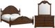 Elements International Northridge 3-Piece Cherry King Bedroom Set-0