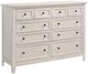 Intercon San Mateo 3-Piece Rustic White King Bedroom Set-2
