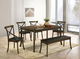 Furniture of America® Buhl Burnished Oak Dining Table-1