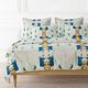 Laura Park Designs Monet's Garden Navy Microlux King Duvet Cover-0