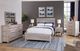 American Woodcrafters 2810 Aurora 3-Piece Whitewash Queen Bedroom Set-1